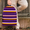 Yellow And Purple Mexican Baja Backpack-grizzshop