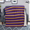 Yellow And Purple Mexican Baja Blanket-grizzshop