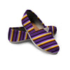 Yellow And Purple Mexican Baja Canvas Shoes-grizzshop