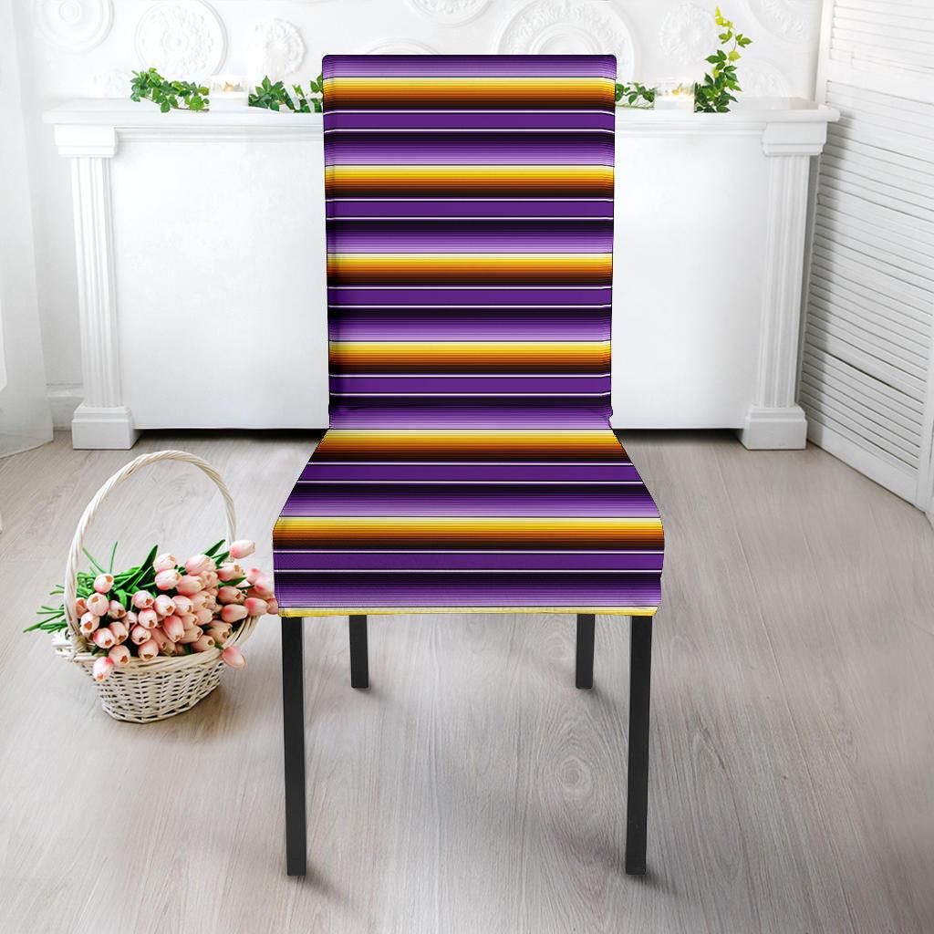 Yellow And Purple Mexican Baja Chair Cover-grizzshop