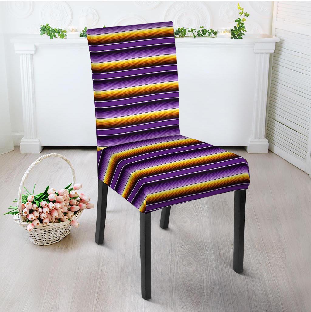 Yellow And Purple Mexican Baja Chair Cover-grizzshop
