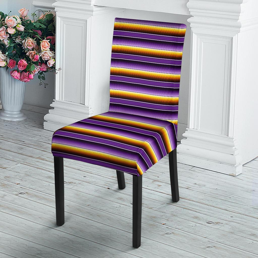 Yellow And Purple Mexican Baja Chair Cover-grizzshop