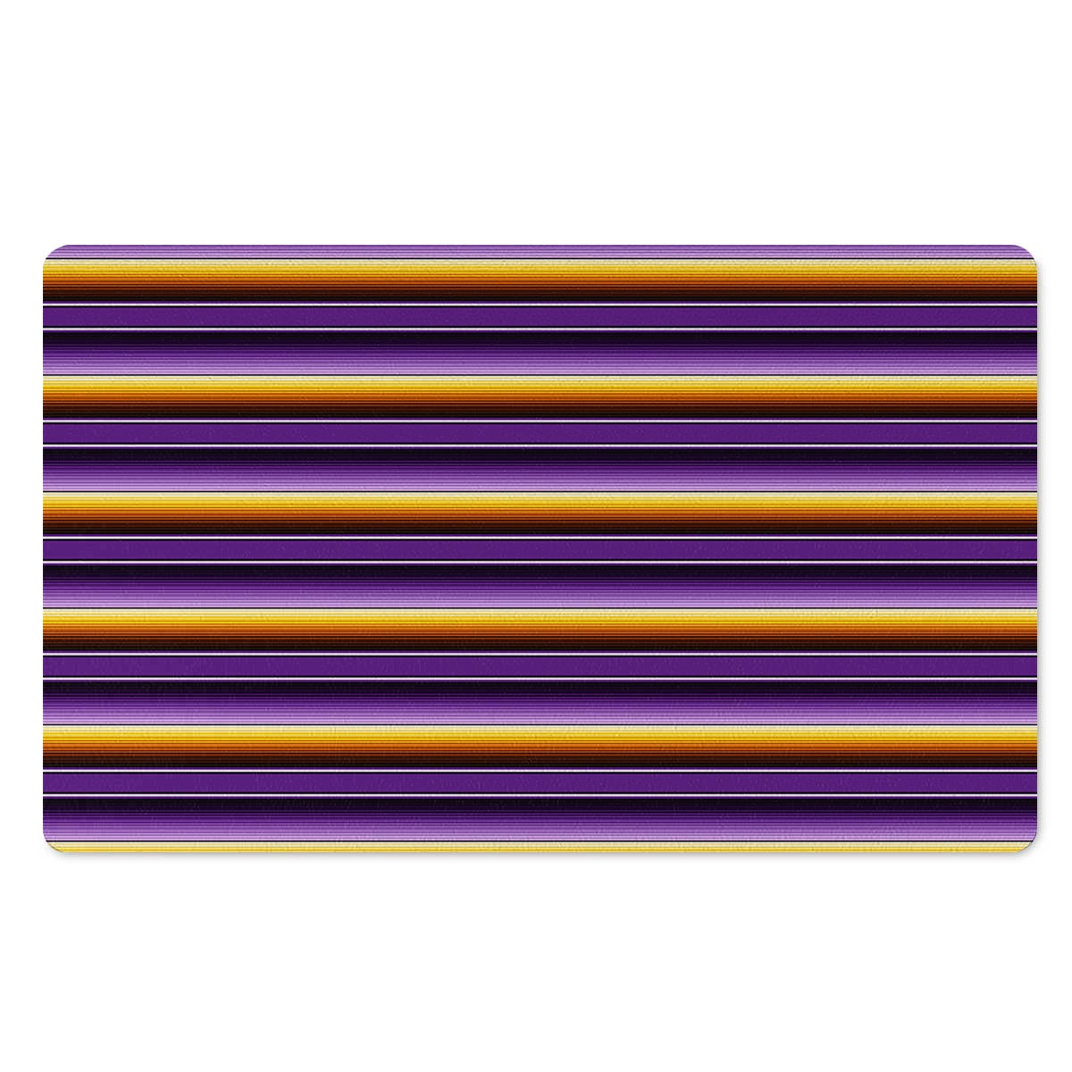 Yellow And Purple Mexican Baja Door Mat-grizzshop