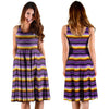 Yellow And Purple Mexican Baja Dress-grizzshop