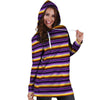 Yellow And Purple Mexican Baja Hoodie Dress-grizzshop