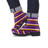 Yellow And Purple Mexican Baja Men's Boots-grizzshop