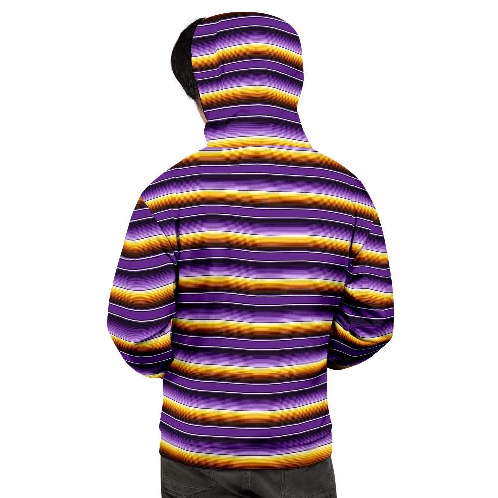 Yellow And Purple Mexican Baja Men's Hoodie-grizzshop