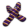 Yellow And Purple Mexican Baja Muay Thai Shin Guard-grizzshop