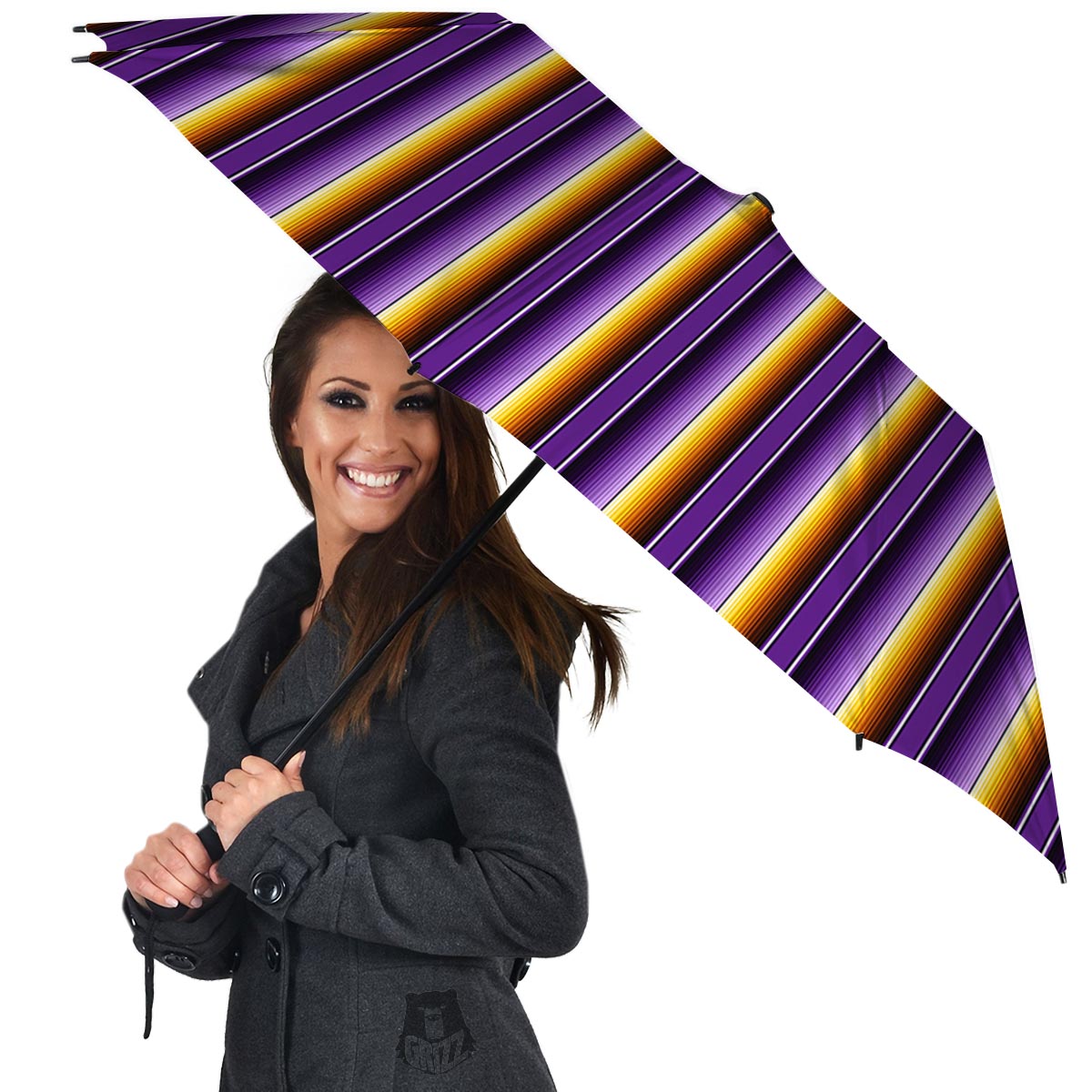 Yellow And Purple Mexican Baja Umbrella-grizzshop