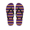 Yellow And Purple Mexican Baja Women's Flip Flops-grizzshop