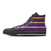 Yellow And Purple Mexican Baja Women's High Top Shoes-grizzshop