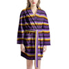 Yellow And Purple Mexican Baja Women's Robe-grizzshop