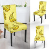 Yellow Banana Pattern Print Chair Cover-grizzshop