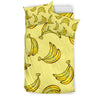 Yellow Banana Pattern Print Duvet Cover Bedding Set-grizzshop