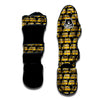 Yellow Bus Print Pattern Muay Thai Shin Guards-grizzshop