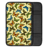 Yellow Butterfly Pattern Print Car Console Cover-grizzshop