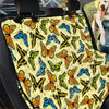 Yellow Butterfly Pattern Print Pet Car Seat Cover-grizzshop