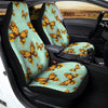 Yellow Butterfly Print Car Seat Covers-grizzshop