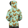 Load image into Gallery viewer, Yellow Butterfly Print Men&#39;s Hoodie-grizzshop