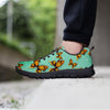 Yellow Butterfly Print Men's Sneakers-grizzshop