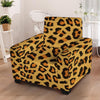 Yellow Cheetah Armchair Cover-grizzshop