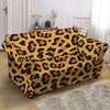 Yellow Cheetah Loveseat Cover-grizzshop