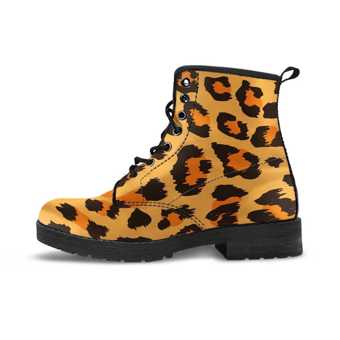 Yellow Cheetah Men's Boots-grizzshop