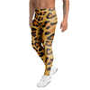 Yellow Cheetah Men's Leggings-grizzshop