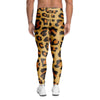 Yellow Cheetah Men's Leggings-grizzshop