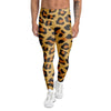 Yellow Cheetah Men's Leggings-grizzshop