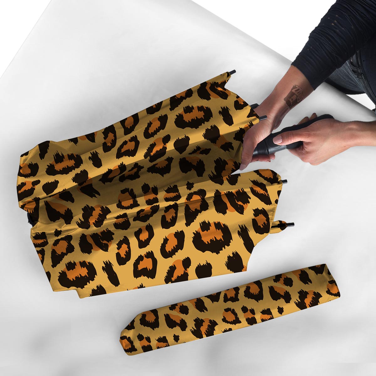 Yellow Cheetah Umbrella-grizzshop