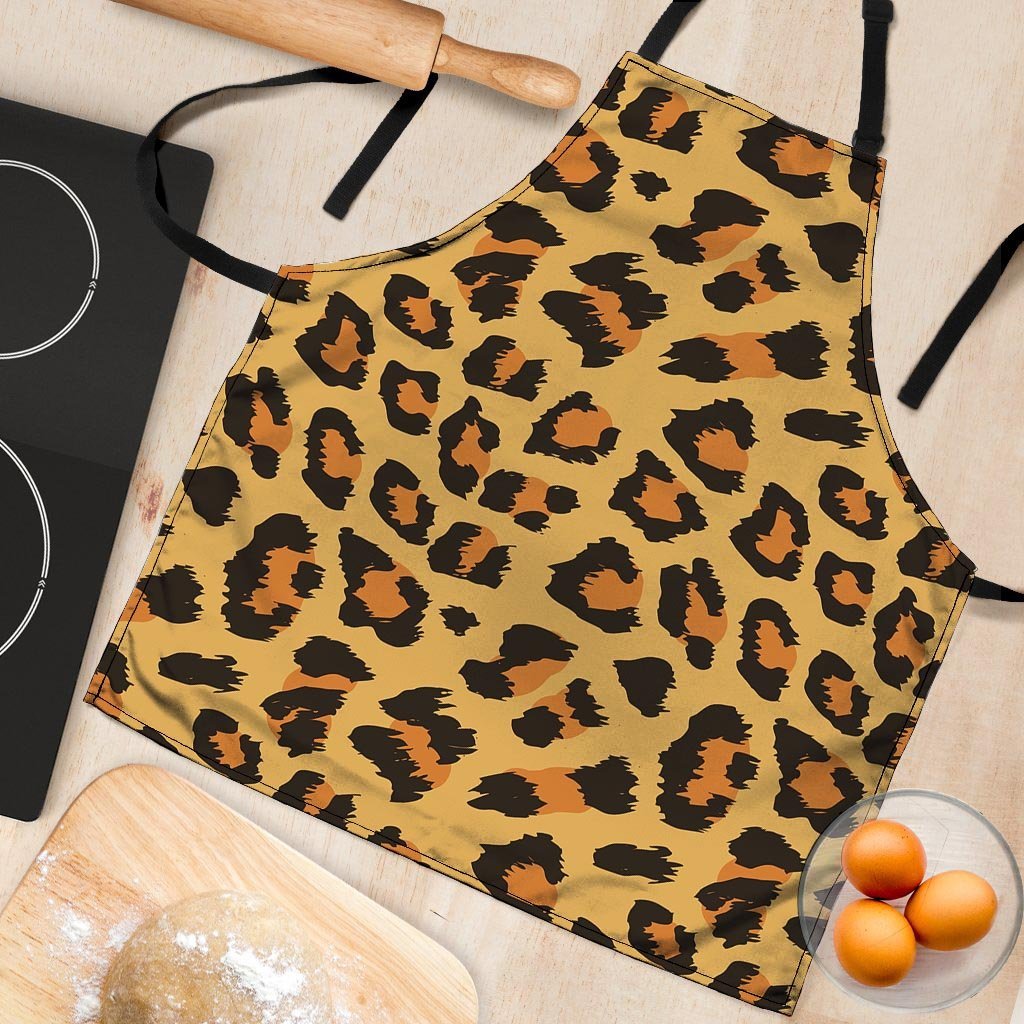 Yellow Cheetah Women's Apron-grizzshop