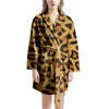 Yellow Cheetah Women's Robe-grizzshop