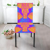 Yellow Elephant Mandala Print Chair Cover-grizzshop