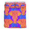 Yellow Elephant Mandala Print Duvet Cover Bedding Set-grizzshop