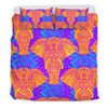 Yellow Elephant Mandala Print Duvet Cover Bedding Set-grizzshop