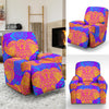 Yellow Elephant Mandala Print Recliner Cover-grizzshop