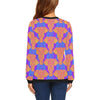 Yellow Elephant Mandala Print Women Crewneck Sweatshirt-grizzshop