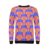 Yellow Elephant Mandala Print Women Crewneck Sweatshirt-grizzshop