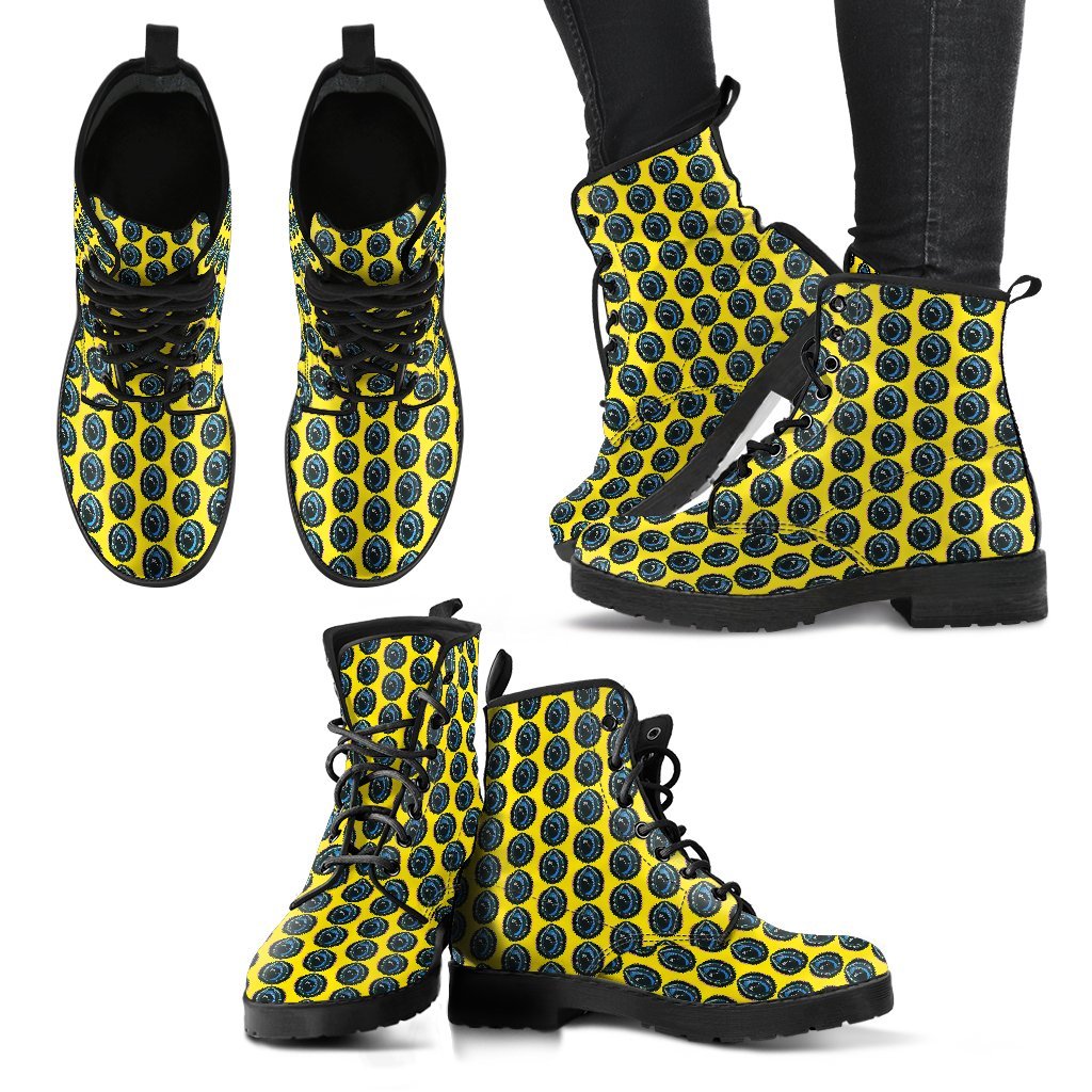 Yellow Eyes Women Boots-grizzshop