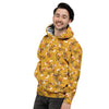 Load image into Gallery viewer, Yellow Floral Retro Print Men&#39;s Hoodie-grizzshop