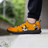 Yellow Flower Print Men's Sneakers-grizzshop