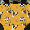 Yellow Flower Print Pet Car Seat Cover-grizzshop