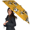 Yellow Flower Print Umbrella-grizzshop