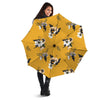 Yellow Flower Print Umbrella-grizzshop