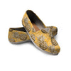 Yellow Hawaiian Pineapple Print Canvas Shoes-grizzshop