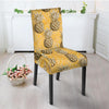 Yellow Hawaiian Pineapple Print Chair Cover-grizzshop