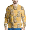 Yellow Hawaiian Pineapple Print Men's Sweatshirt-grizzshop