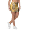 Yellow Hawaiian Pineapple Print Mini Skirt-grizzshop