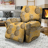 Yellow Hawaiian Pineapple Print Recliner Cover-grizzshop